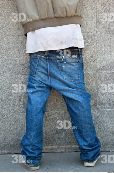 Leg Man Casual Jeans Average Street photo references