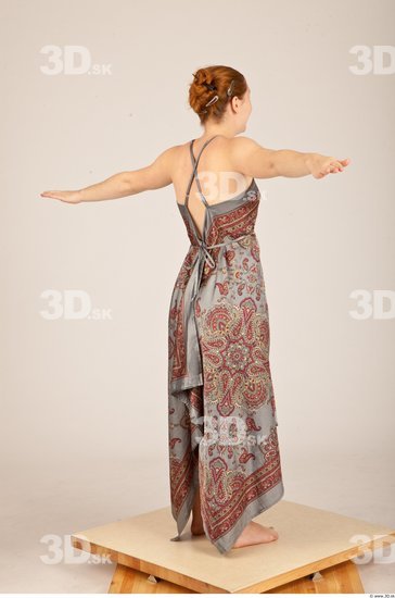 Whole Body Woman T poses Formal Slim Studio photo references