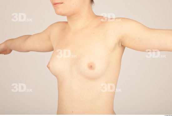 Whole Body Breast Woman Nude Formal Slim Studio photo references