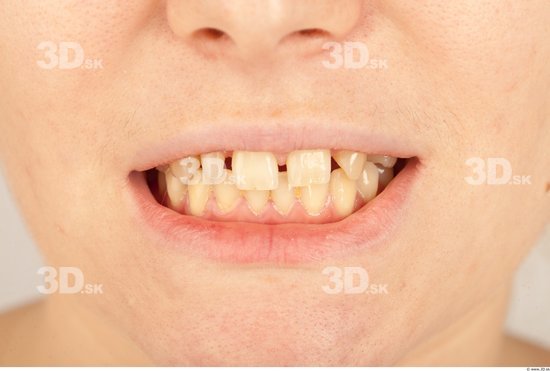 Whole Body Teeth Woman Formal Slim Studio photo references