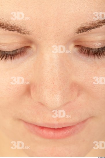 Nose Whole Body Woman Formal Slim Studio photo references