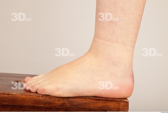 Foot Whole Body Woman Formal Slim Studio photo references