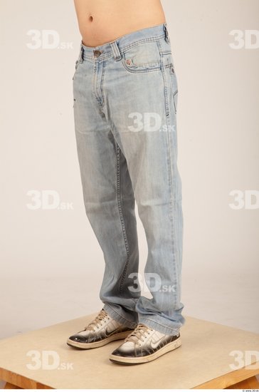 Leg Whole Body Man Casual Jeans Average Studio photo references