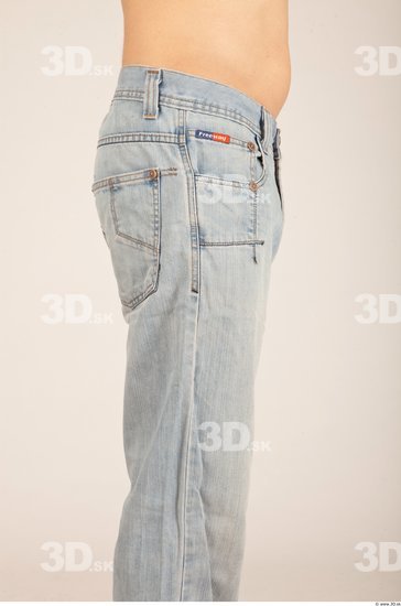 Thigh Whole Body Man Casual Jeans Average Studio photo references