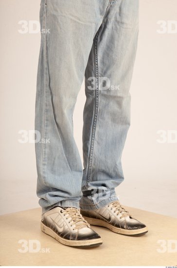 Calf Whole Body Man Casual Jeans Average Studio photo references