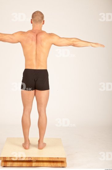 Whole Body Man T poses Casual Underwear Athletic Studio photo references