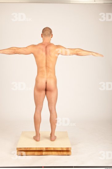 Whole Body Man T poses Nude Casual Athletic Studio photo references