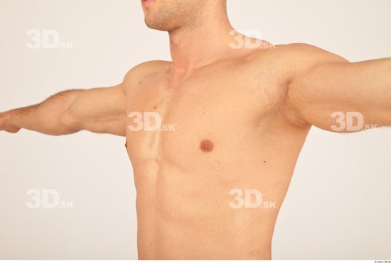 Chest Whole Body Man Nude Casual Athletic Studio photo references