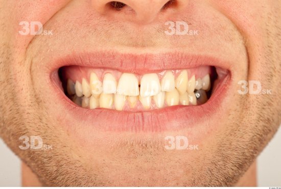 Whole Body Teeth Man Casual Athletic Studio photo references