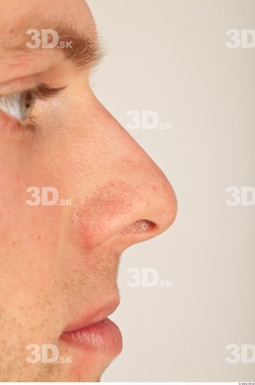 Nose Whole Body Man Casual Athletic Studio photo references