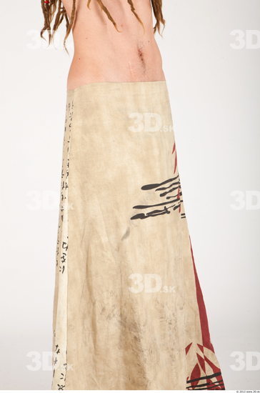 Leg Whole Body Man Historical Skirt Slim Studio photo references