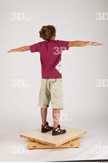 Whole Body Man T poses Casual Historical Slim Studio photo references