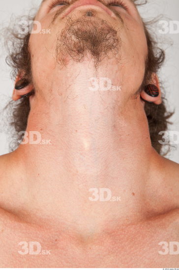 Neck Whole Body Man Historical Slim Studio photo references