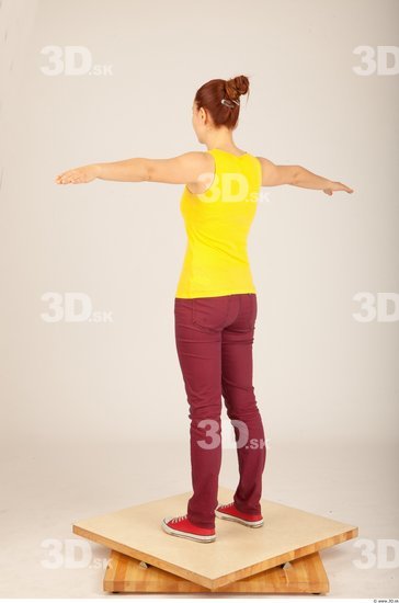 Whole Body Woman T poses Formal Slim Studio photo references