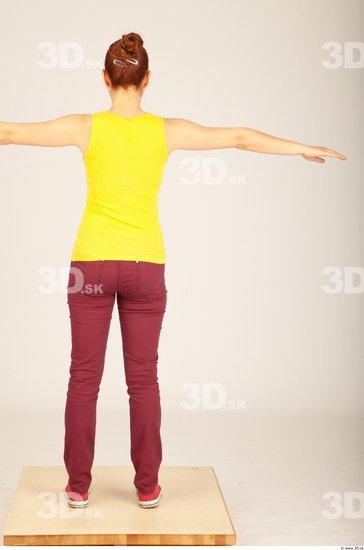 Whole Body Woman T poses Formal Slim Studio photo references