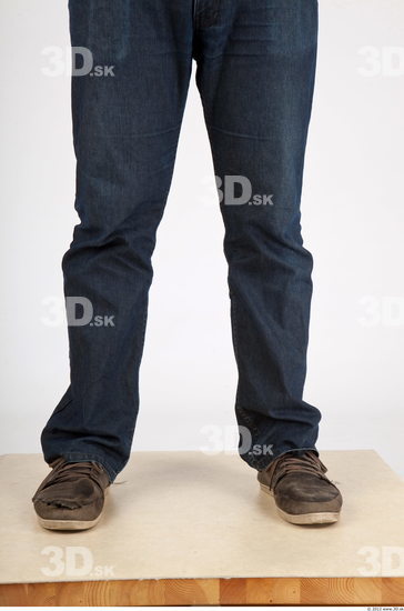 Calf Whole Body Man Casual Jeans Average Studio photo references