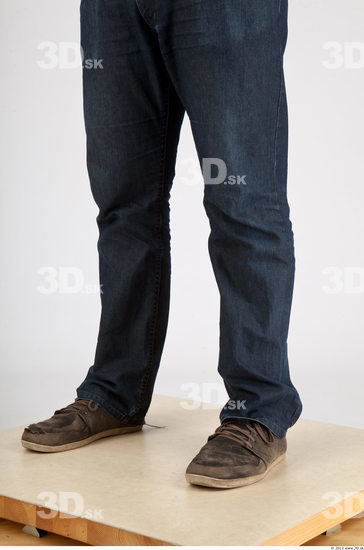 Calf Whole Body Man Casual Jeans Average Studio photo references