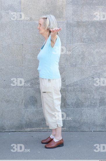 Whole Body Woman T poses White Casual Average