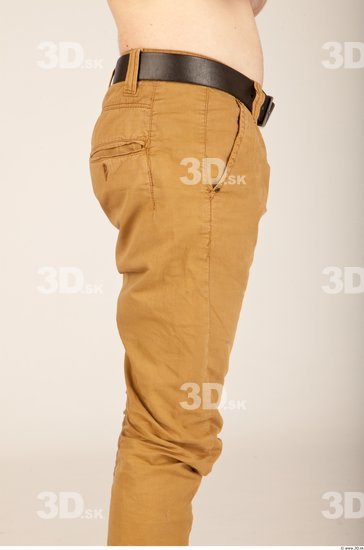 Thigh Whole Body Man Casual Trousers Average Studio photo references