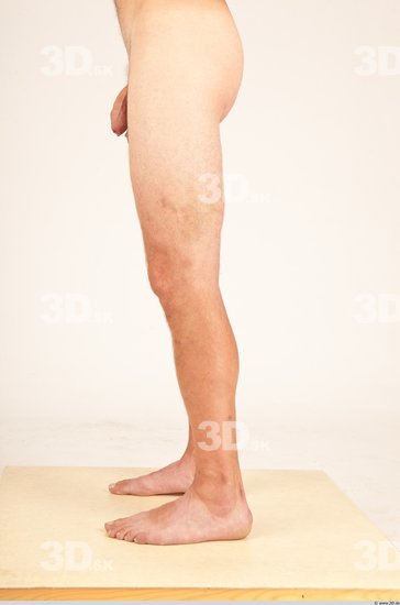 Leg Whole Body Man Nude Casual Athletic Studio photo references