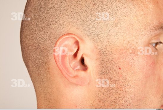 Ear Whole Body Man Casual Athletic Studio photo references