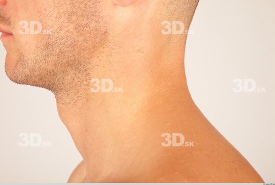 Neck Whole Body Man Casual Athletic Studio photo references