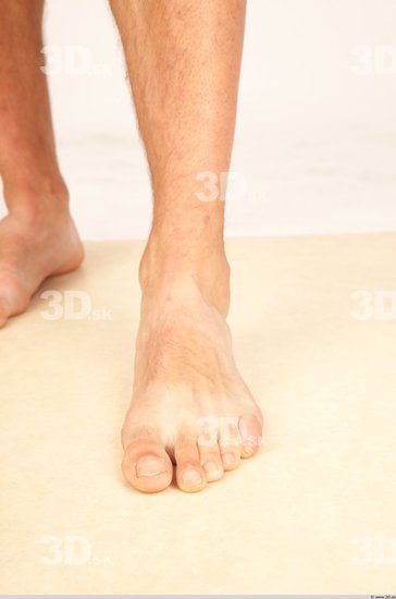 Foot Whole Body Man Casual Athletic Studio photo references