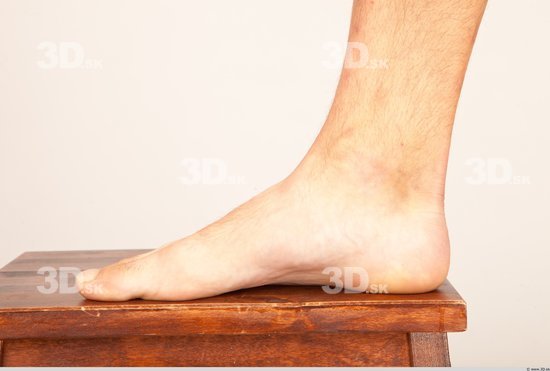 Foot Whole Body Man Casual Athletic Studio photo references