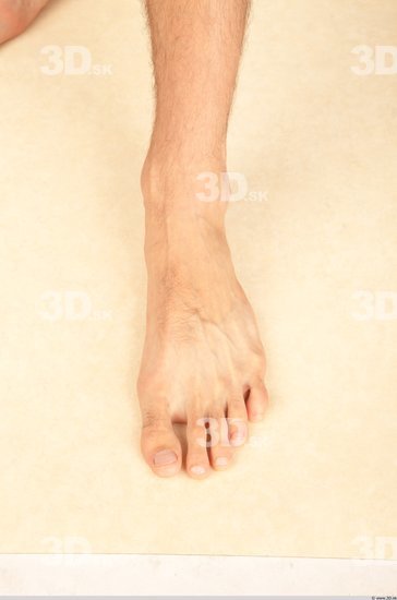 Foot Whole Body Man Casual Athletic Studio photo references