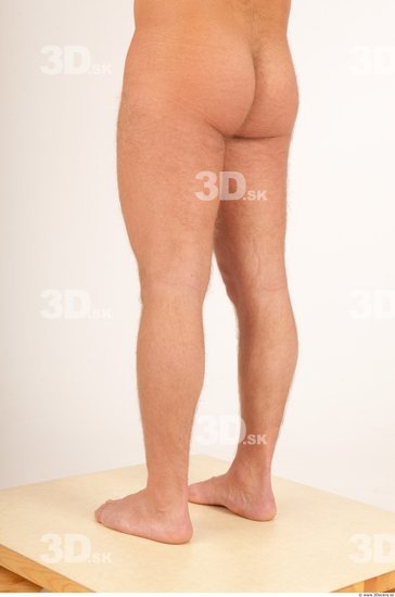 Whole Body Man White Nude Muscular Male Studio Poses