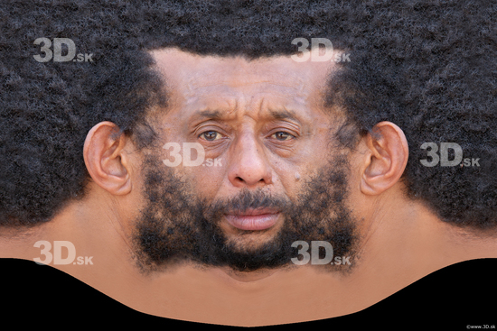 Face Man Black Head textures