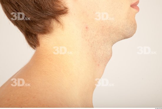 Neck Whole Body Man Casual Slim Studio photo references