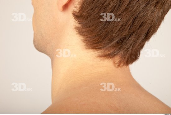 Neck Whole Body Man Casual Slim Studio photo references