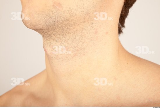 Neck Whole Body Man Casual Slim Studio photo references