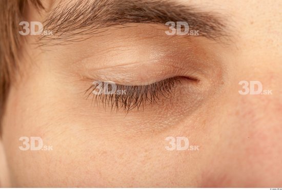 Eye Whole Body Man Casual Slim Studio photo references