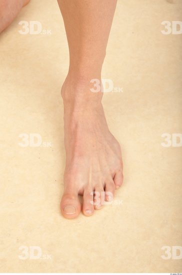 Foot Whole Body Man Casual Slim Studio photo references