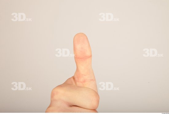 Fingers Whole Body Man Casual Slim Studio photo references