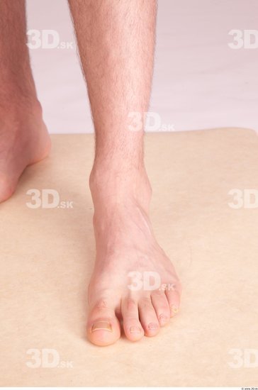 Foot Whole Body Man Nude Formal Average Studio photo references