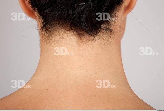 Neck Whole Body Woman Animation references Nude Casual Slim Studio photo references