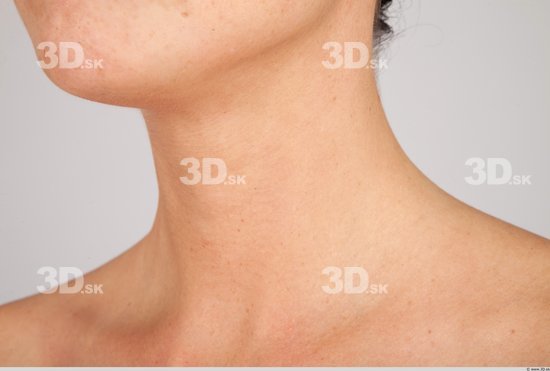 Neck Whole Body Woman Animation references Nude Casual Slim Studio photo references