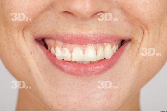 Whole Body Teeth Woman Animation references Casual Slim Studio photo references