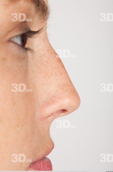 Nose Whole Body Woman Animation references Casual Slim Studio photo references