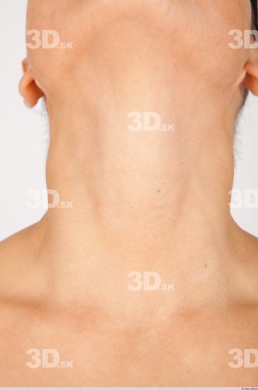 Neck Whole Body Woman Nude Casual Slim Studio photo references