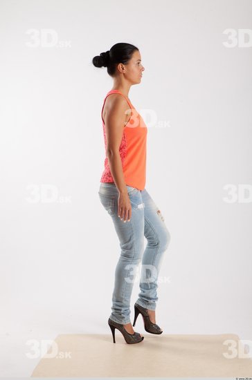 Whole Body Woman Animation references White Casual Slim