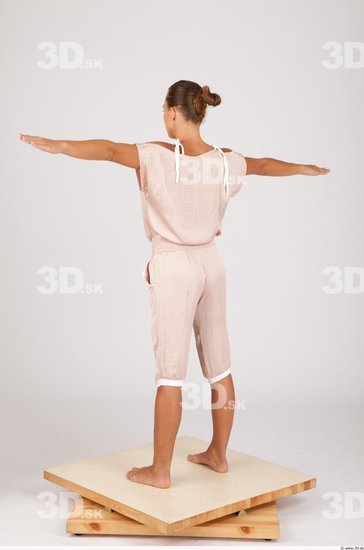 Whole Body Woman T poses Formal Overal Slim Studio photo references