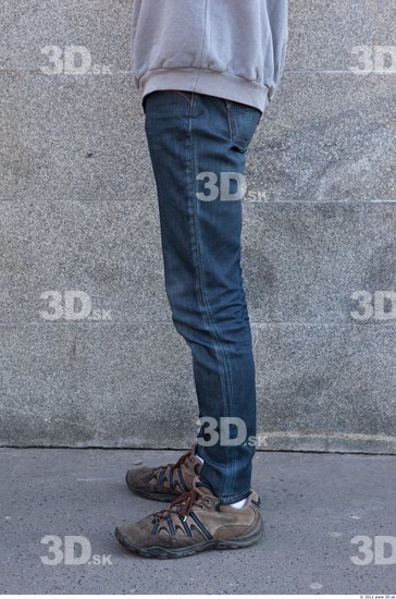 Leg Man Casual Jeans Average Street photo references