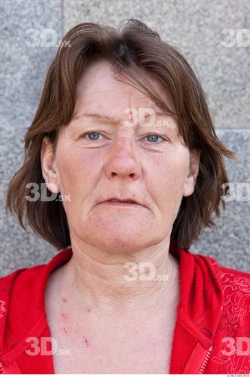 Head Woman Casual Average Wrinkles Street photo references