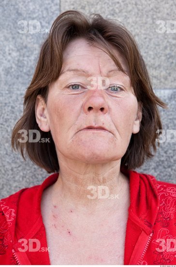 Head Woman Casual Average Wrinkles Street photo references