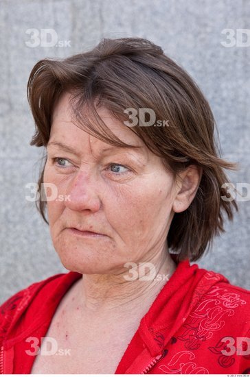 Head Woman Casual Average Wrinkles Street photo references