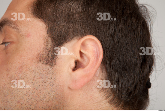 Ear Whole Body Man Casual Average Studio photo references